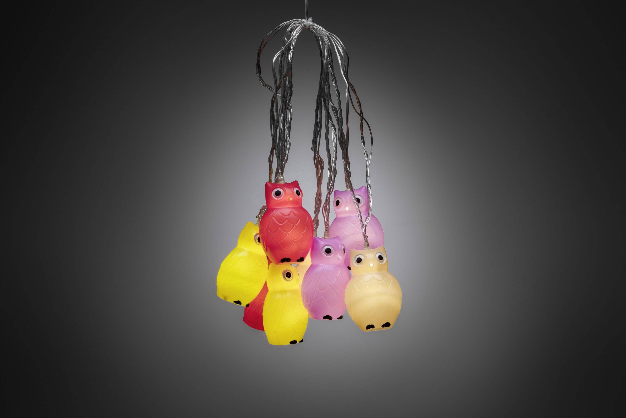 Konstsmide 1477-503 Holiday lights (motif) Owl Inside mains-powered No. of bulbs 16 LED (monochrome) Warm white Illuminated