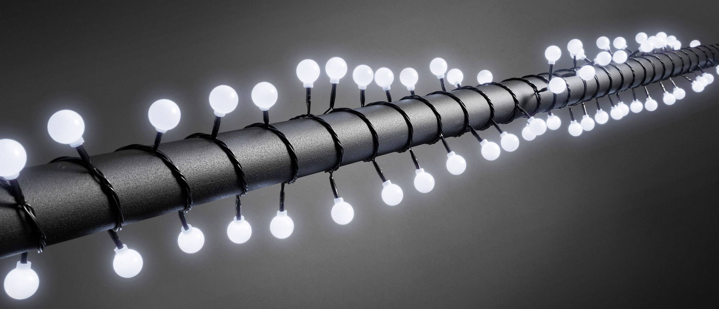 Konstsmide 3696-207 Holiday lights (mini) Outside mains-powered No. of bulbs 80 LED (monochrome) Cool white Illuminated length