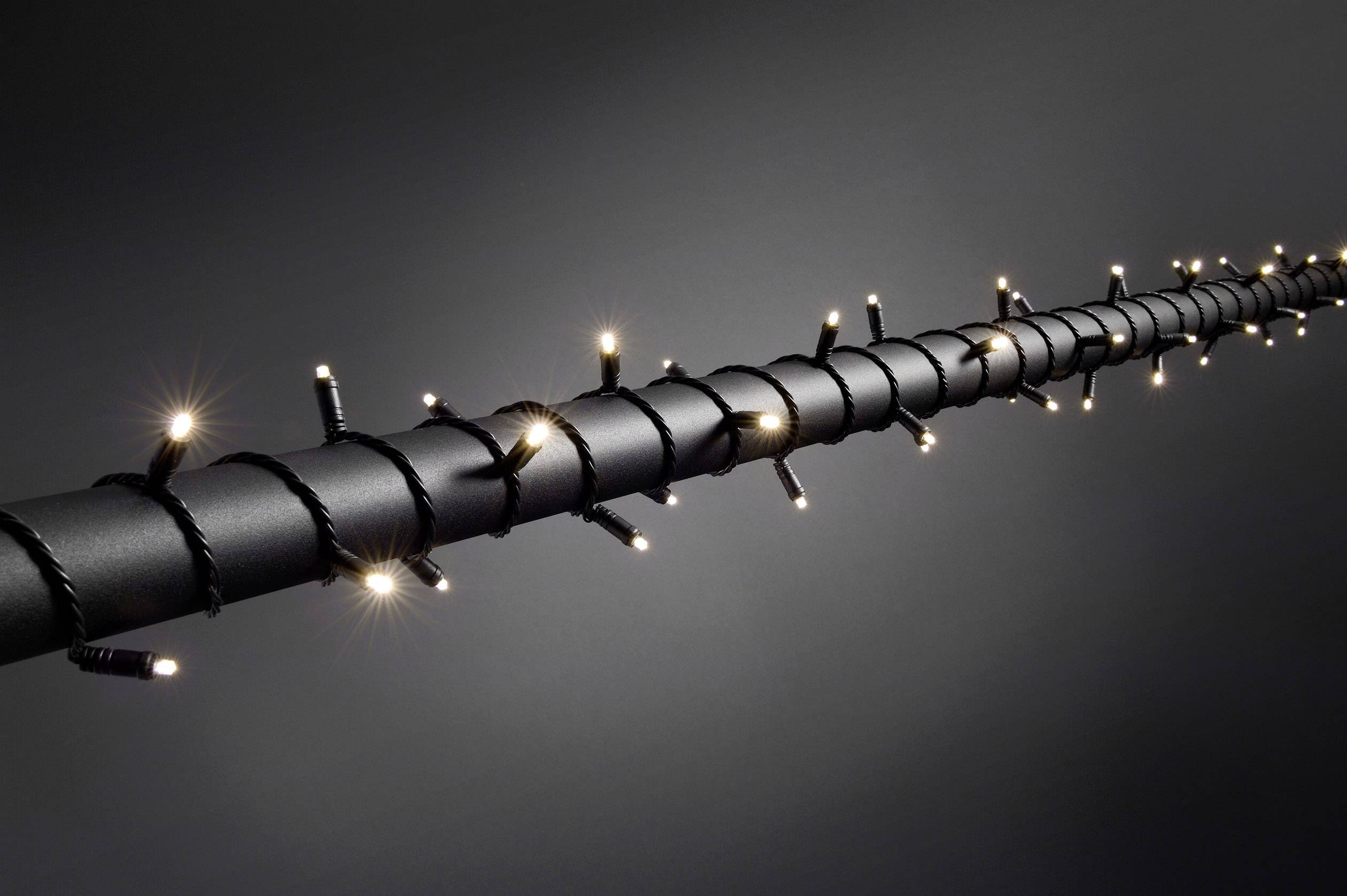 Konstsmide 6621-117 Micro holiday lights Outside mains-powered No. of bulbs 80 LED (monochrome) Warm white Illuminated length