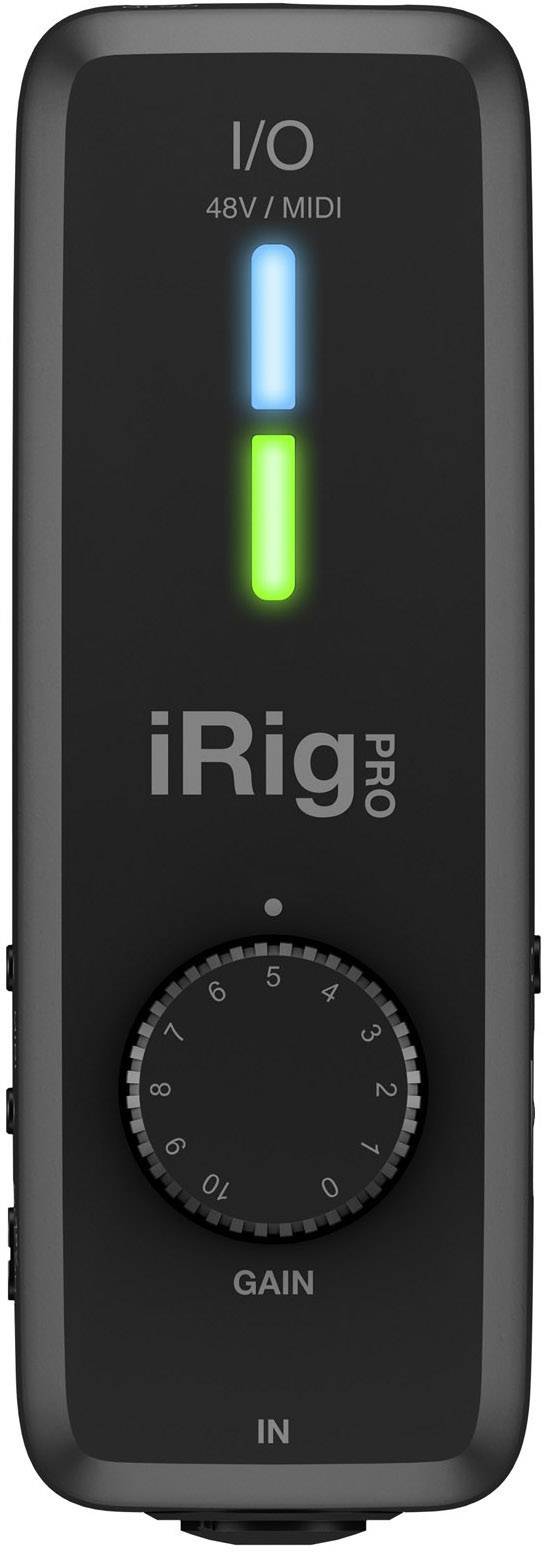 MIDI interface IK Multimedia iRig PRO I/O Monitor controlling, incl. software