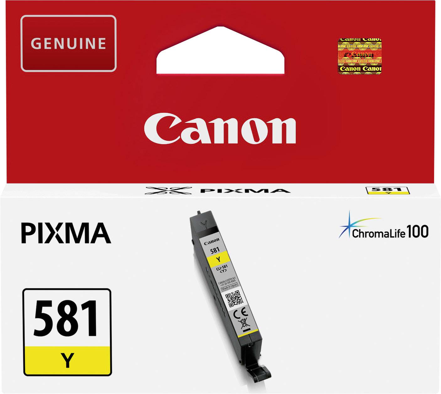 Canon Ink CLI-581Y Original Yellow 2105C001