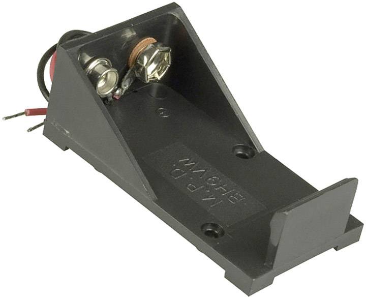 MPD BH9VW Battery tray 1x 9V PP3 Cable (L x W x H) 55 x 30 x 21 mm