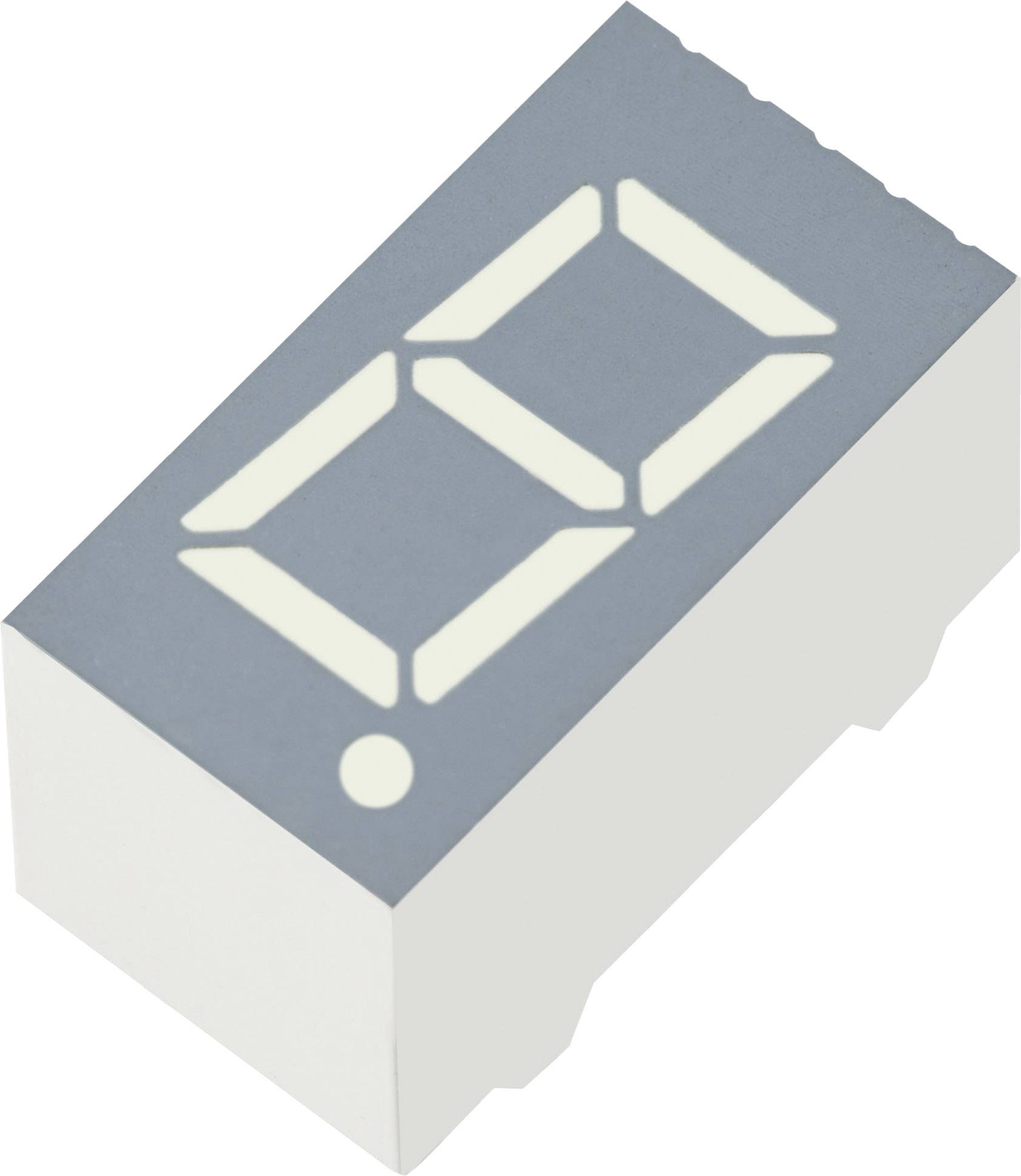 Kingbright Seven-segment display Green 9 mm 2.2 V No. of digits: 1 SA36-11GWA