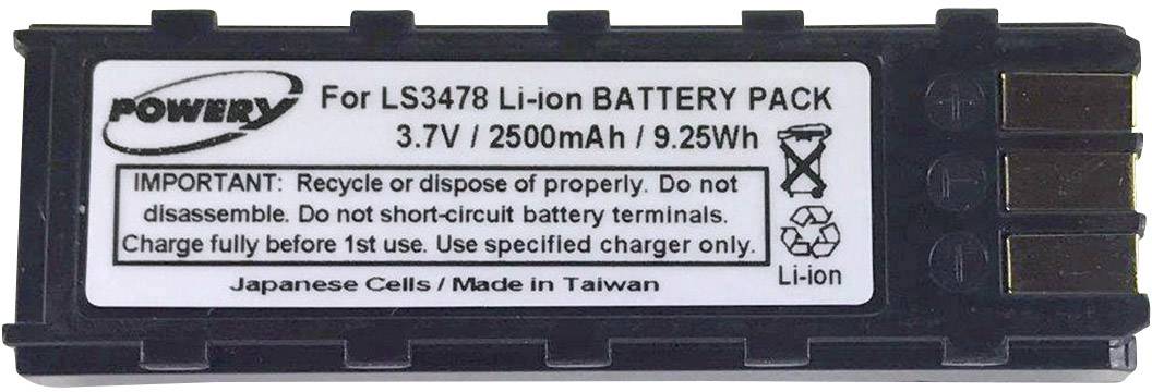 Beltrona Barcode scanner battery 3.7 V 2500 mAh Suitable for brands Zebra