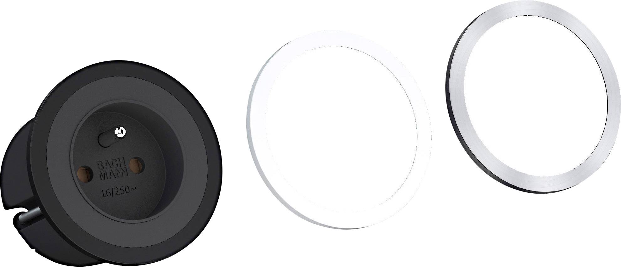 Bachmann 4953465 Built-in power strip 1x Black PG connector 1 pc(s)