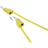 VOLTCRAFT MSB-300 Test lead Banana jack 4 mm Banana jack 4 mm 2.00 m Yellow 1 pc(s) VOLTCRAFT MSB-300 Test lead Banana jack 4 mm Banana jack 4 mm 2.00 m Yellow 1 pc(s)