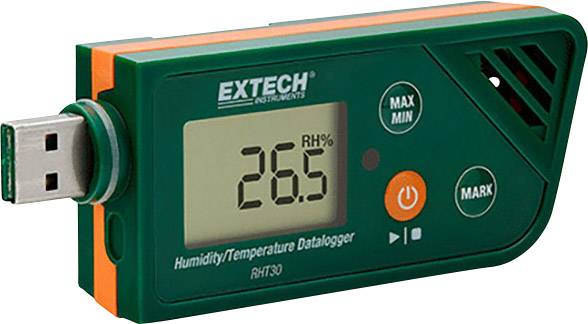 Extech RHT30 RHT30 Multi-channel data logger Unit of measurement Humidity, Temperature -30 up to +70 °C 0.1 up to 99.9 RH PDF