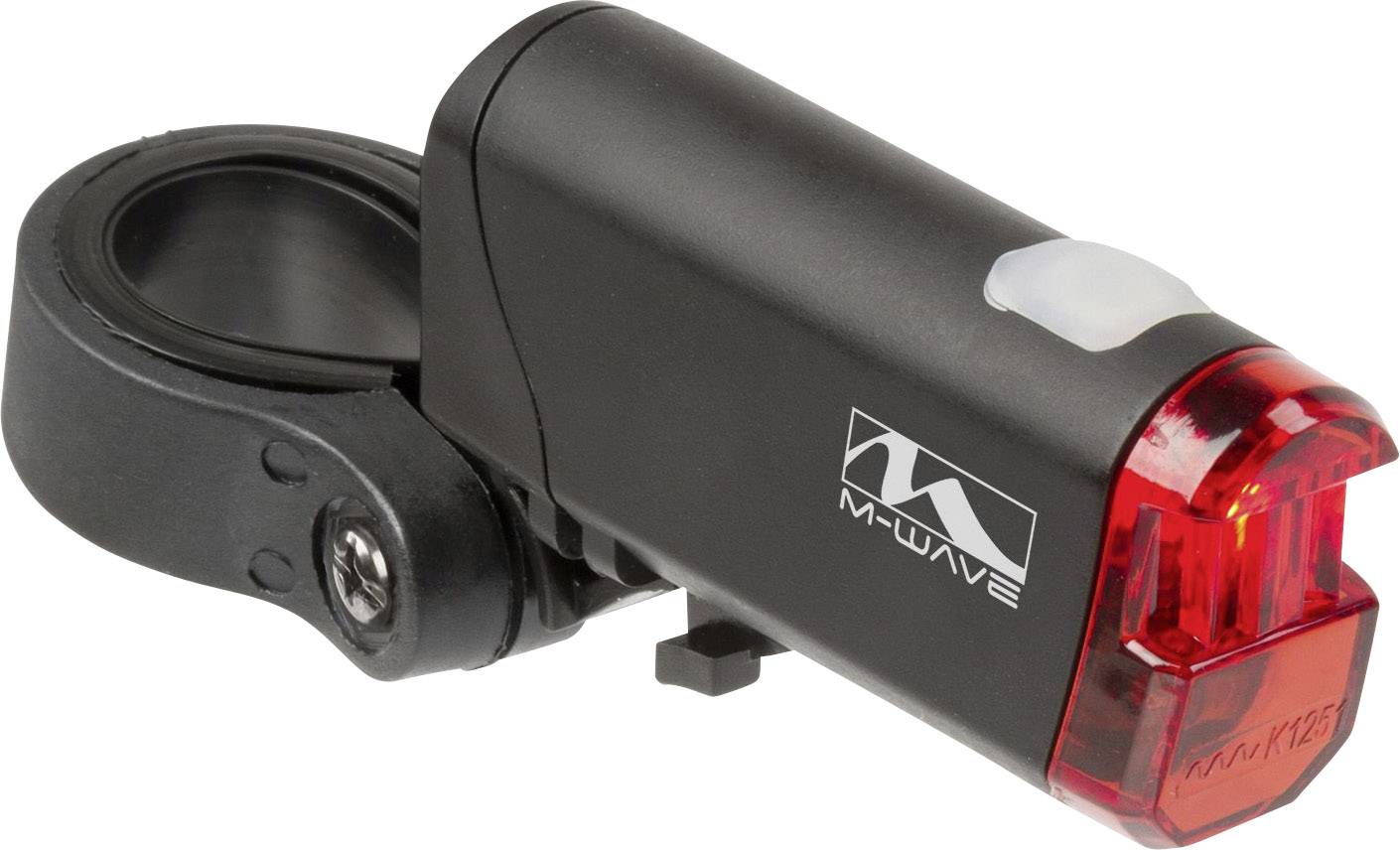 M-Wave Bike rear light HELIOS K 1.1 LED (monochrome) battery-powered Black