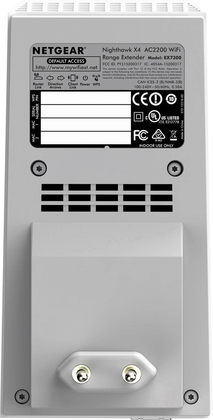 NETGEAR Nighthawk® X4 WLAN Range Extender Wi-Fi repeater 2.2 GBit/s 2.4 GHz, 5 GHz