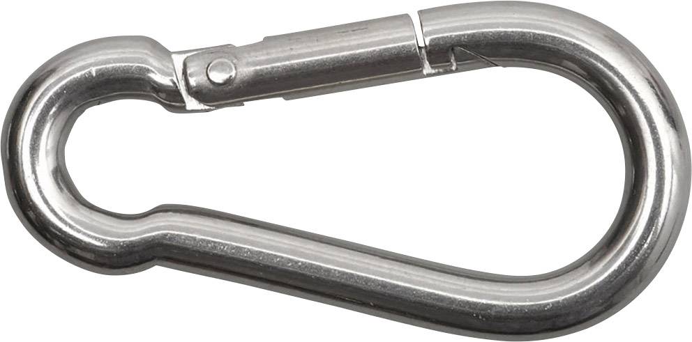SWG 680 304 005 80 Fire brigade spring hook stainless steel A4 (L x W) 50 mm x 5 mm