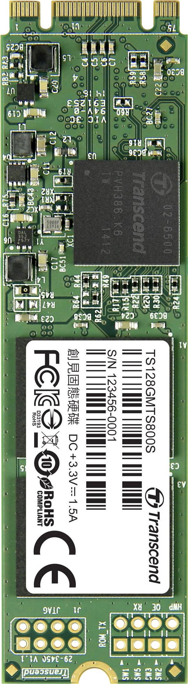 Transcend 800S 128 GB SATA M.2 internal SSD 2280 M.2 SATA 6 Gbps Retail TS128GMTS800S