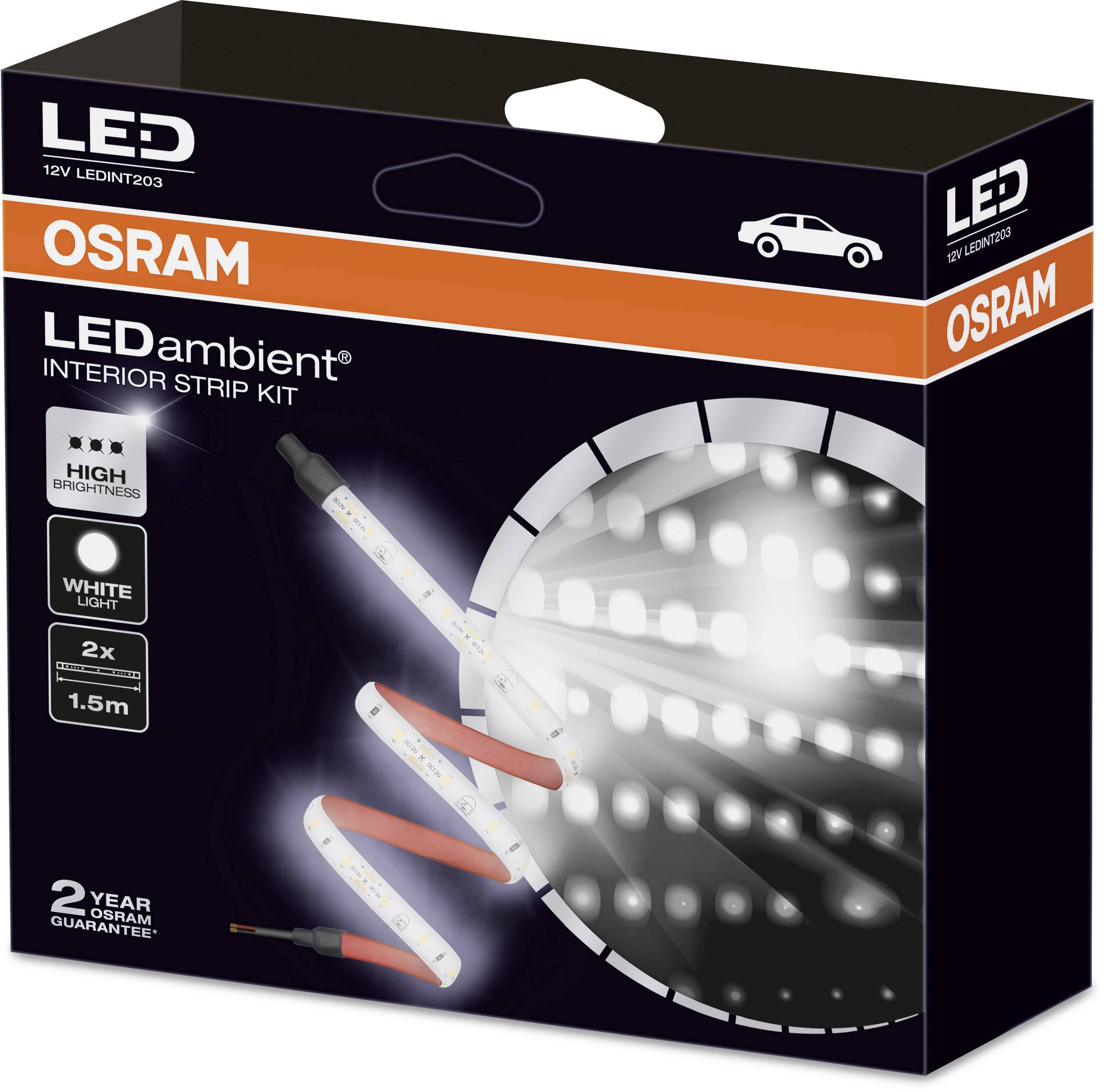 Osram Automotive LED strip, LED strip, LED interior lighting LEDINT203 LEDambient Interior Strip Kit LED (monochrome) 12 V