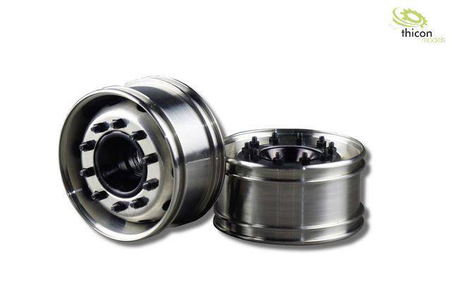 Thicon Models 1:14 HGV Rims 25 mm Stainless steel Euro look Silver 2 pc(s)