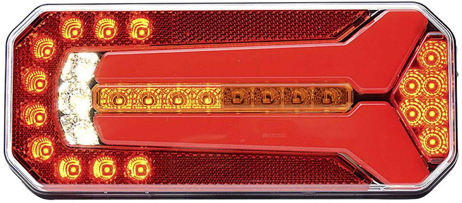 WAS Trailer tail light Open cable ends Turn signal, Brake light, Tail light, Reversing lamps, Rear fog lamp rear, left , right 12