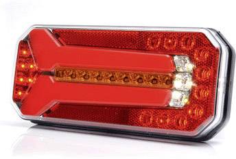 WAS Trailer tail light Open cable ends Turn signal, Brake light, Tail light, Reversing lamps, Rear fog lamp, Number plate light