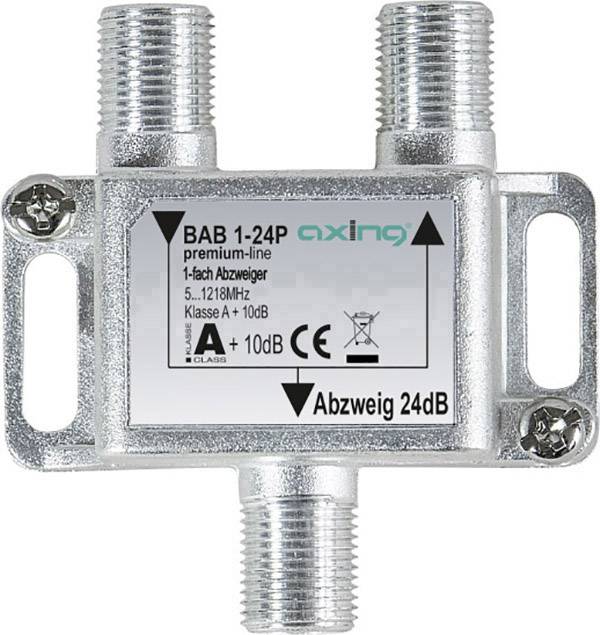 Axing BAB 1-24P Cable TV splitter 1-way 5 - 1218 MHz