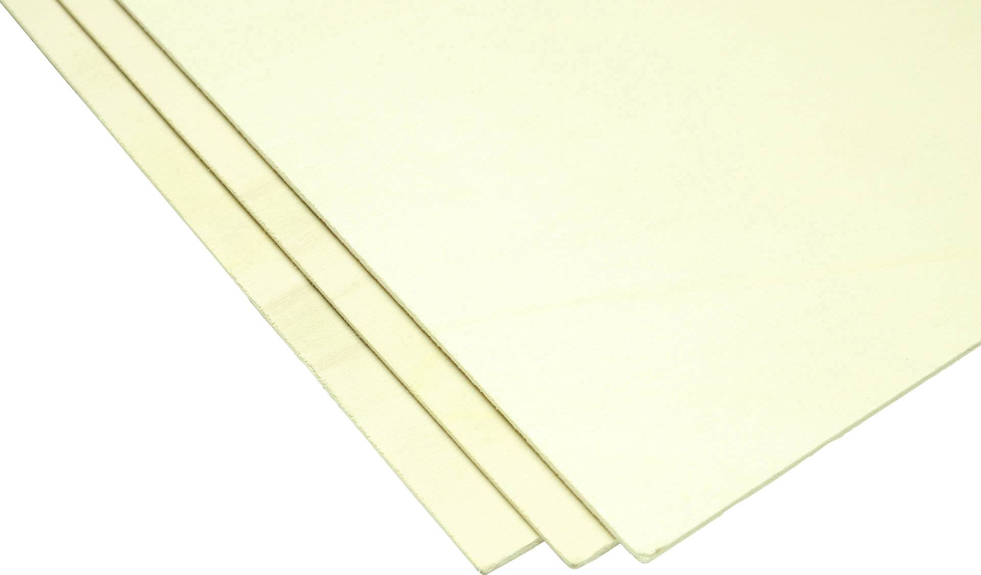 Three overlapping sheets of light-coloured material, possibly paper, on a white background.