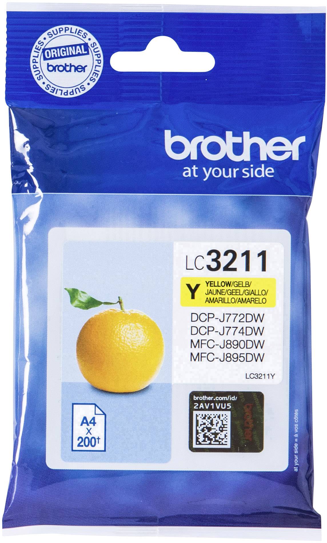 Brother Ink LC-3211Y Original Yellow LC3211Y