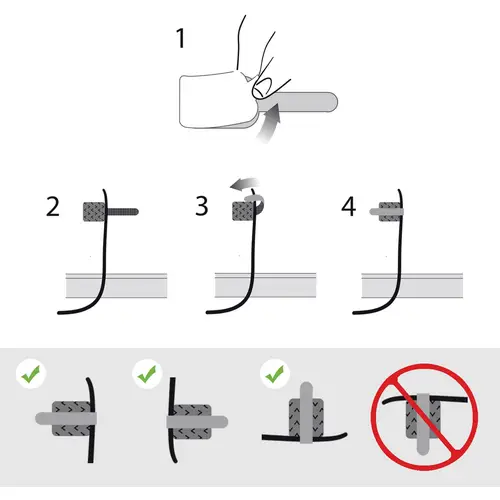 Cable bracket Label the Cable PRO 3110 Black Cable bracket Label the Cable PRO 3110 Black