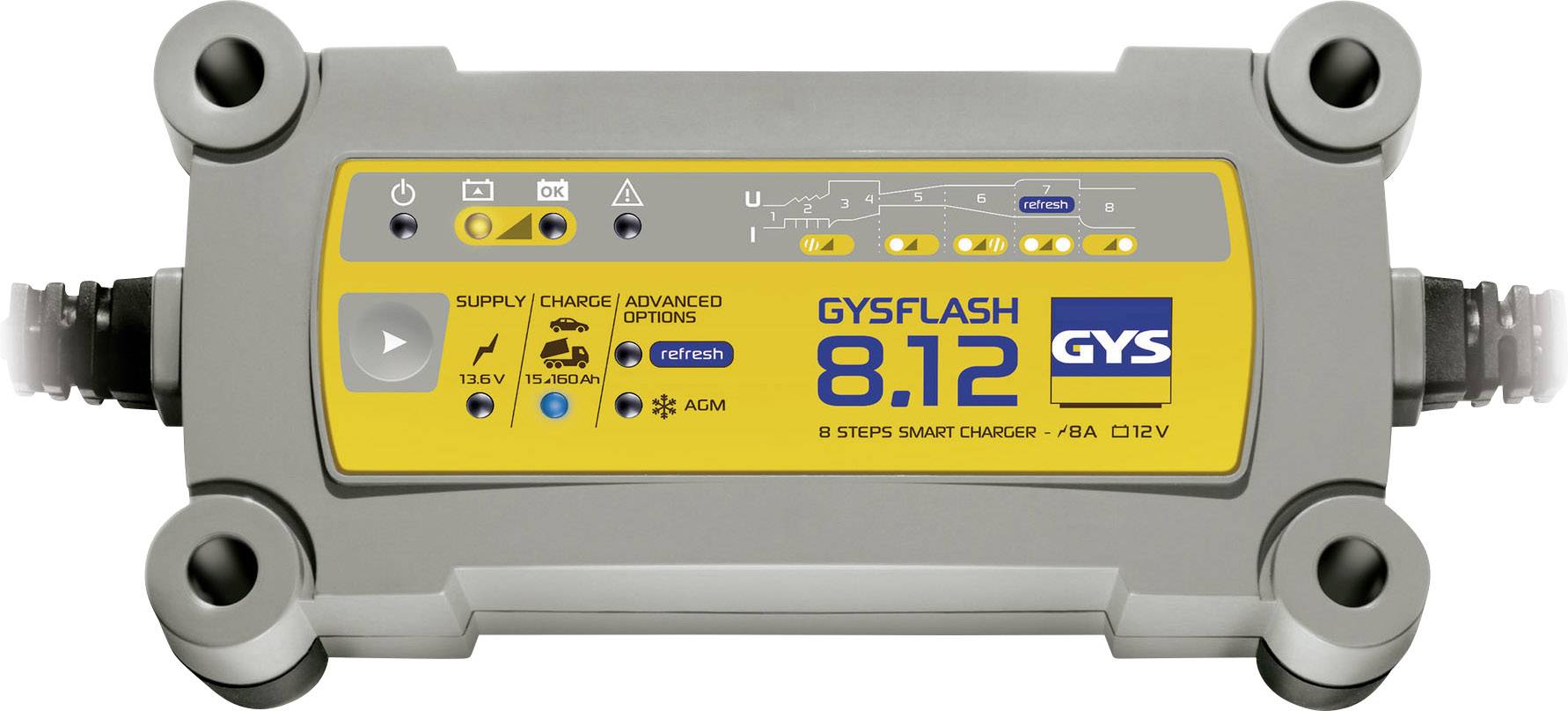 GYS GYSFLASH 8.12 029385 Automatic charger 12 V 8 A