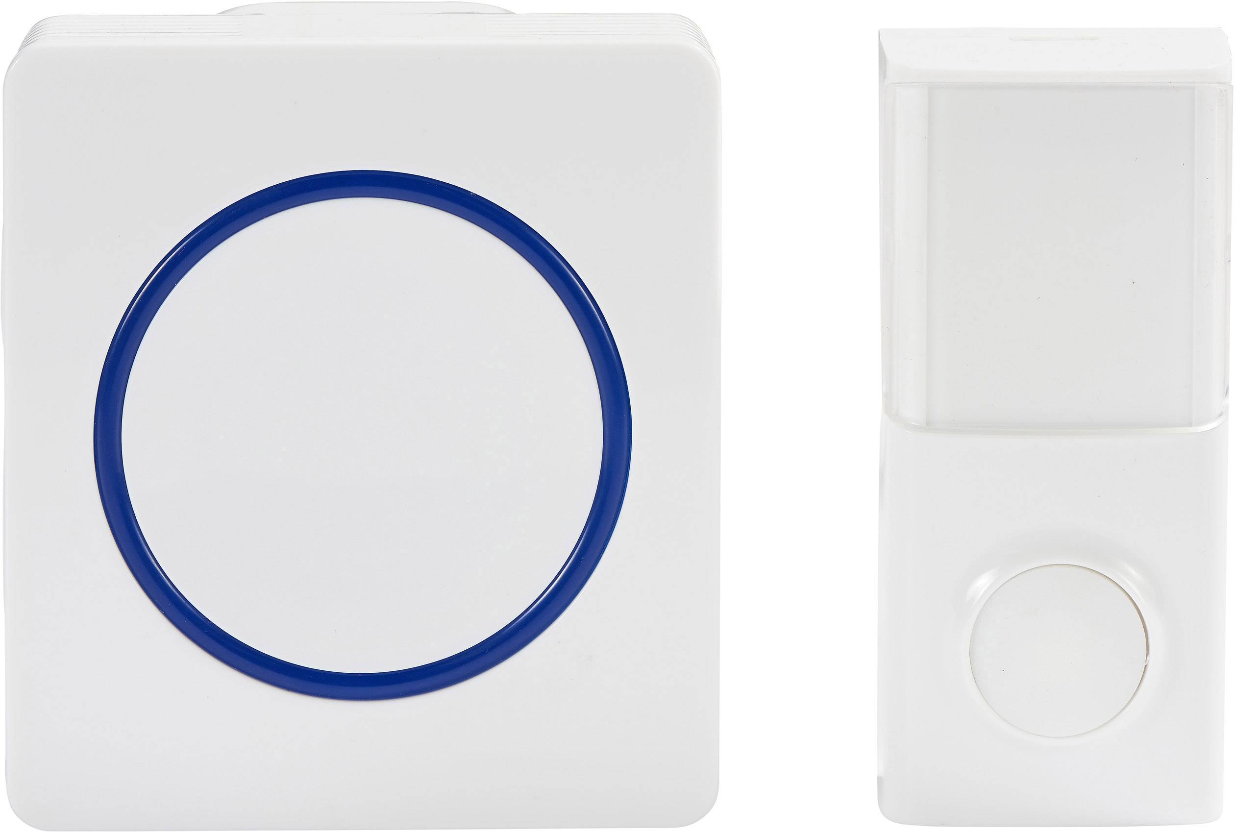 Baseline 70708 Wireless door chime Complete set batteryless, incl. piezo actuator, incl. nameplate