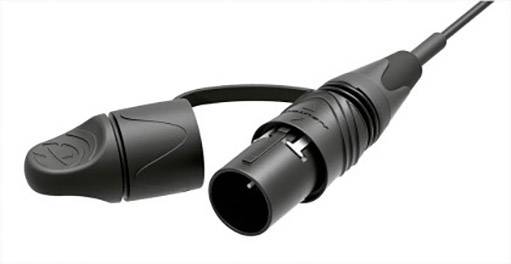 Neutrik NKO2M-L-0-3-BK Fibreglass FO Cable [1x LC plug - 1x Open cable ends] 3.00 m