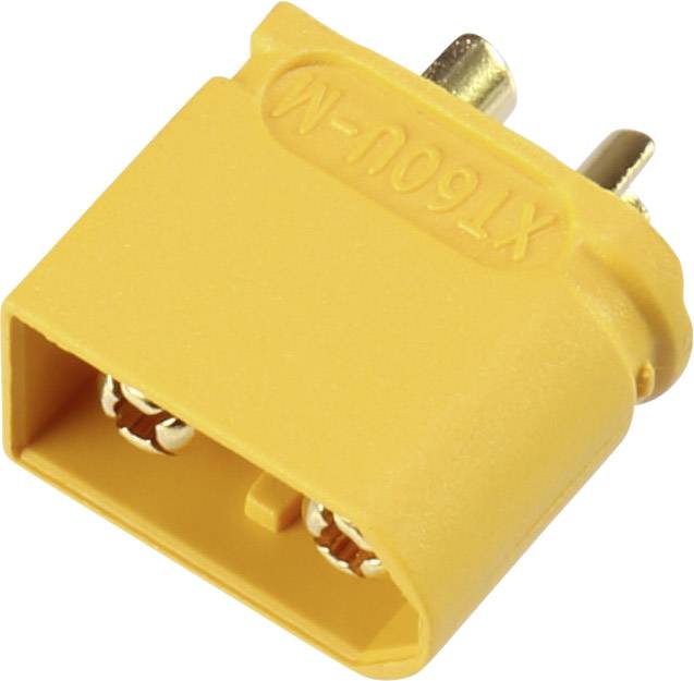 Reely 1619404 Battery plug XT60U Gold-plated 1 pc(s)