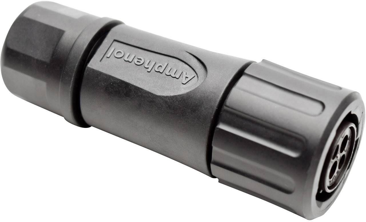 Amphenol RTS 6BS 10N 2S03 Bullet connector Connector, straight Total number of pins: 4 Series (round connectors): Ecomate