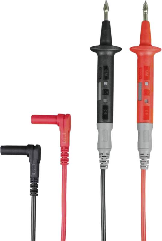 Gossen Metrawatt KS-AP Safety test lead et [Test probe - 4 mm plug] 150 cm Black/red