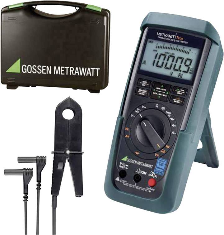 Gossen Metrawatt METRAHIT AM TECH Set Handheld multimeter Calibrated to DAkkS standards Digital Display (counts): 12000