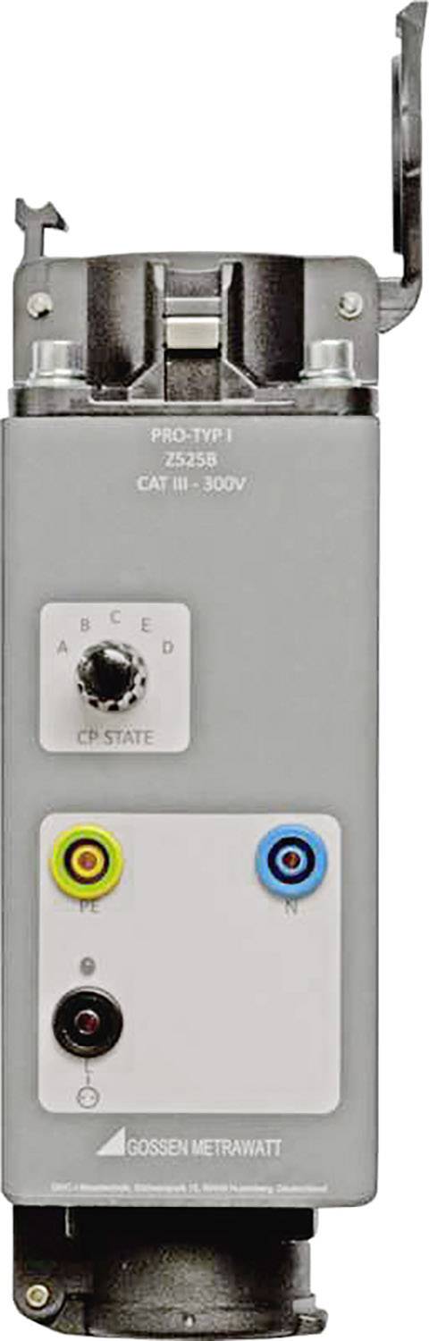 An electronic measuring instrument by Gossen Metrawatt with multiple terminals and a selector switch. For testing and measuring voltages up to 300V.