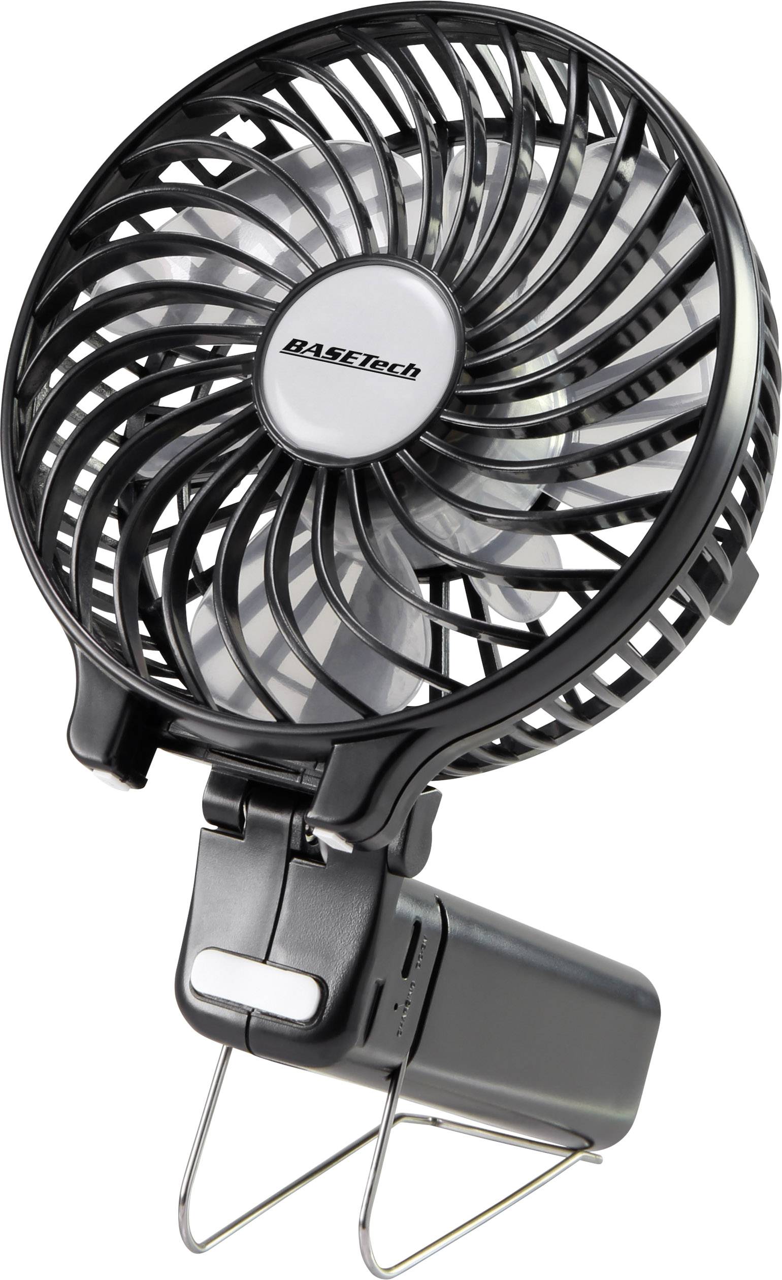 Basetech BT-1626085 Hand-held fan Black
