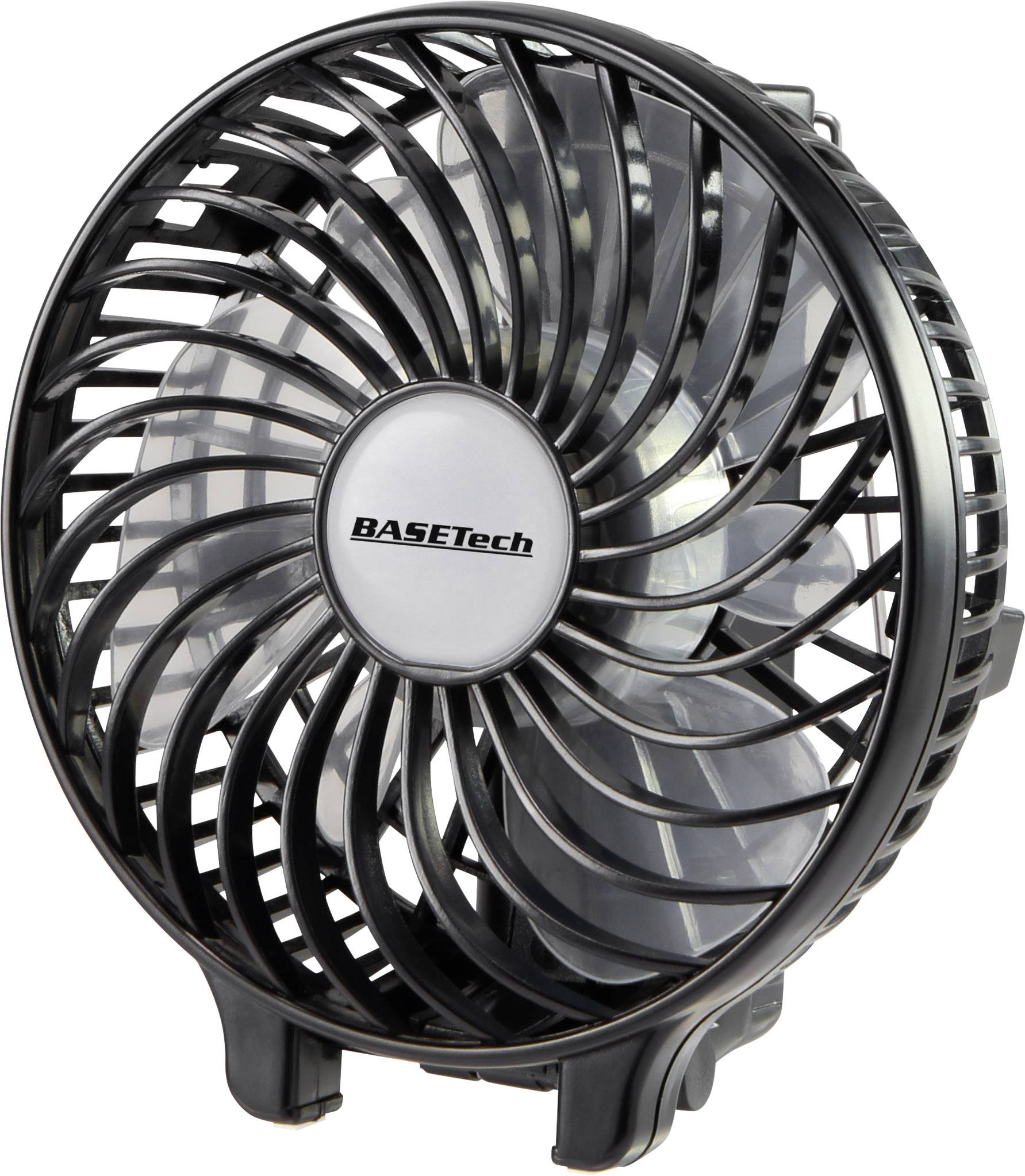 Basetech BT-1626085 Hand-held fan Black