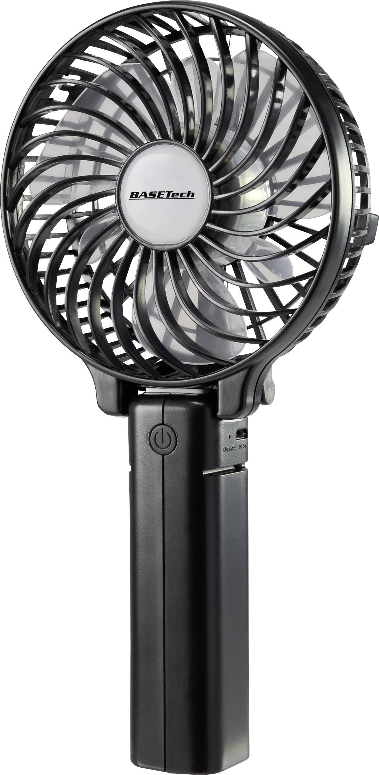 Basetech BT-1626085 Hand-held fan Black