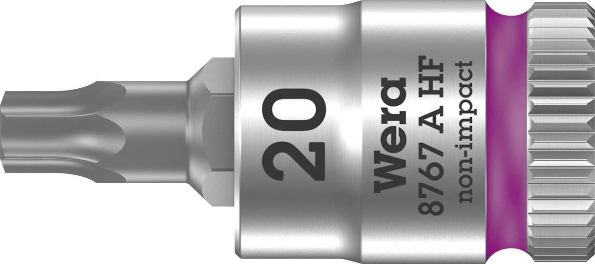 'Torx Bit Wera 8767 A HF T20', for screw assembly, not suitable for impact drivers.