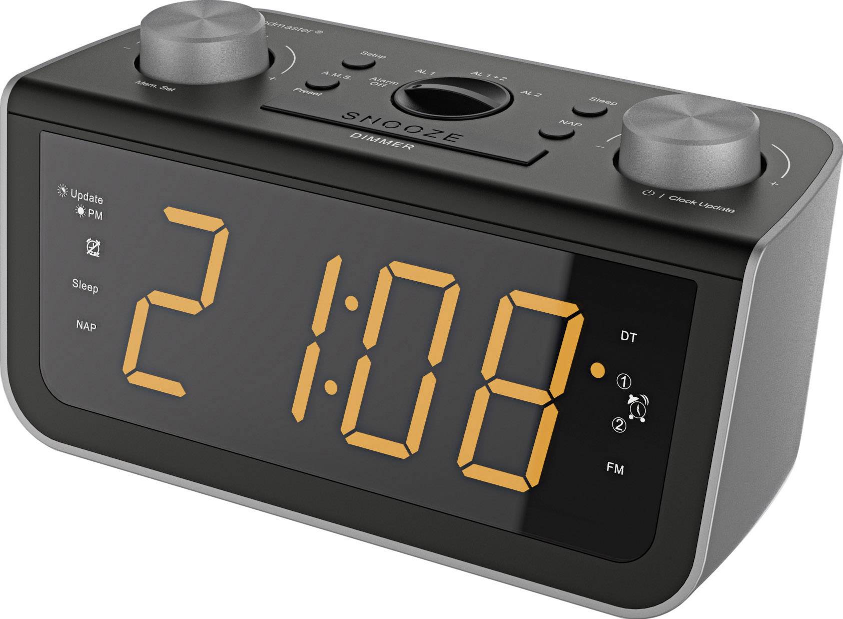 soundmaster FUR5005 Radio alarm clock FM Black