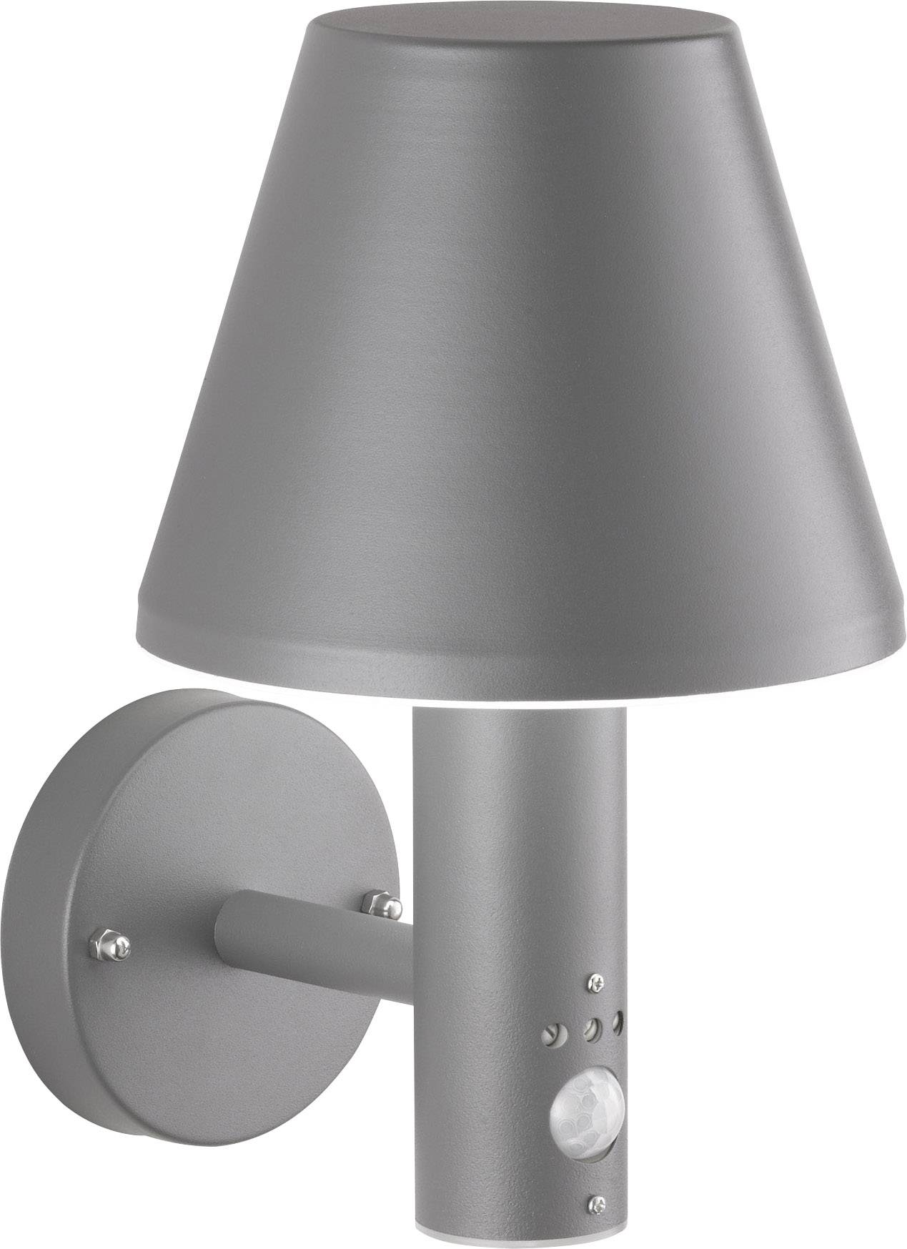 WOFI Trof 4064.01.88.7000 LED outdoor wall light (+ motion detector) 7 W Anthracite