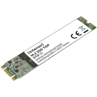 Intenso Top Performance 512 GB SATA M.2 internal SSD 2280 M.2 SATA 6 Gbps Retail 3832450 Intenso Top Performance 512 GB SATA M.2 internal SSD 2280 M.2 SATA 6 Gbps Retail 3832450