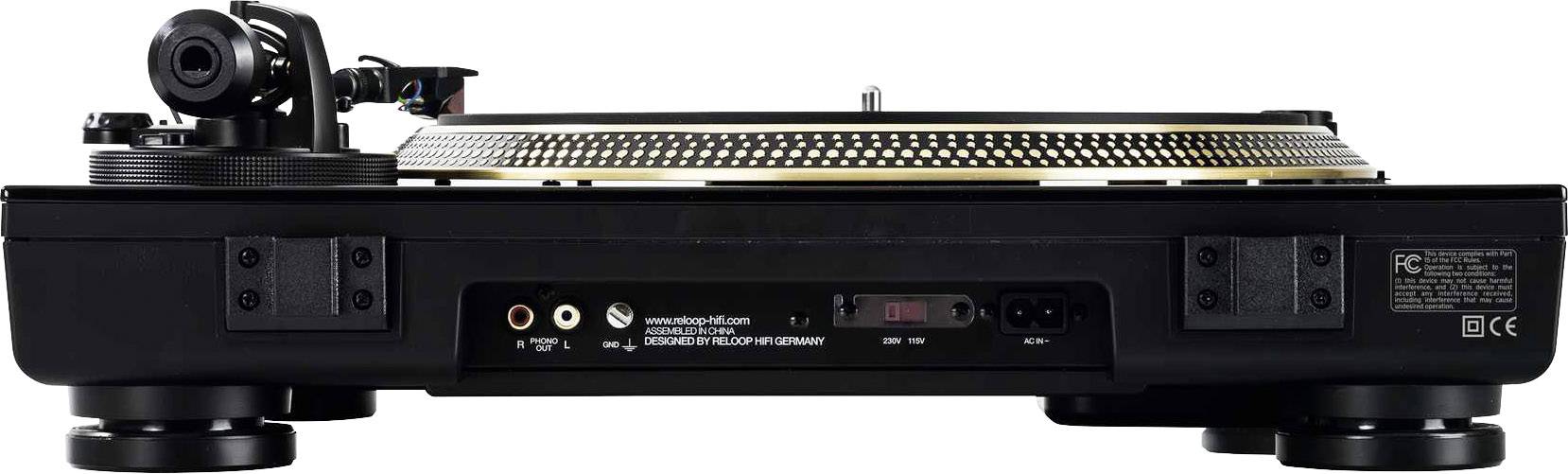 Reloop Turn 5 Turntable type Direct drive Black, Gold