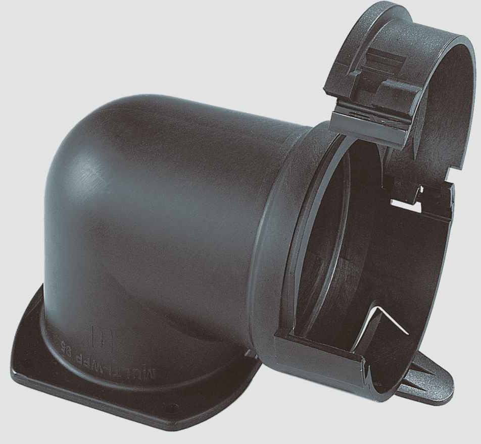Helukabel 90404 JUMBO-WFP GR 90° NW70 Flange mount Grey 1 pc(s)
