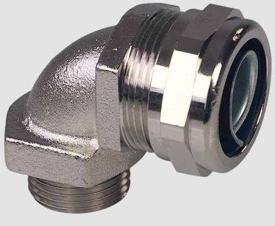 Helukabel 908487 CV Compact 90° M50 (1 1/2) Hose tail Silver M50 90-degree 1 pc(s)