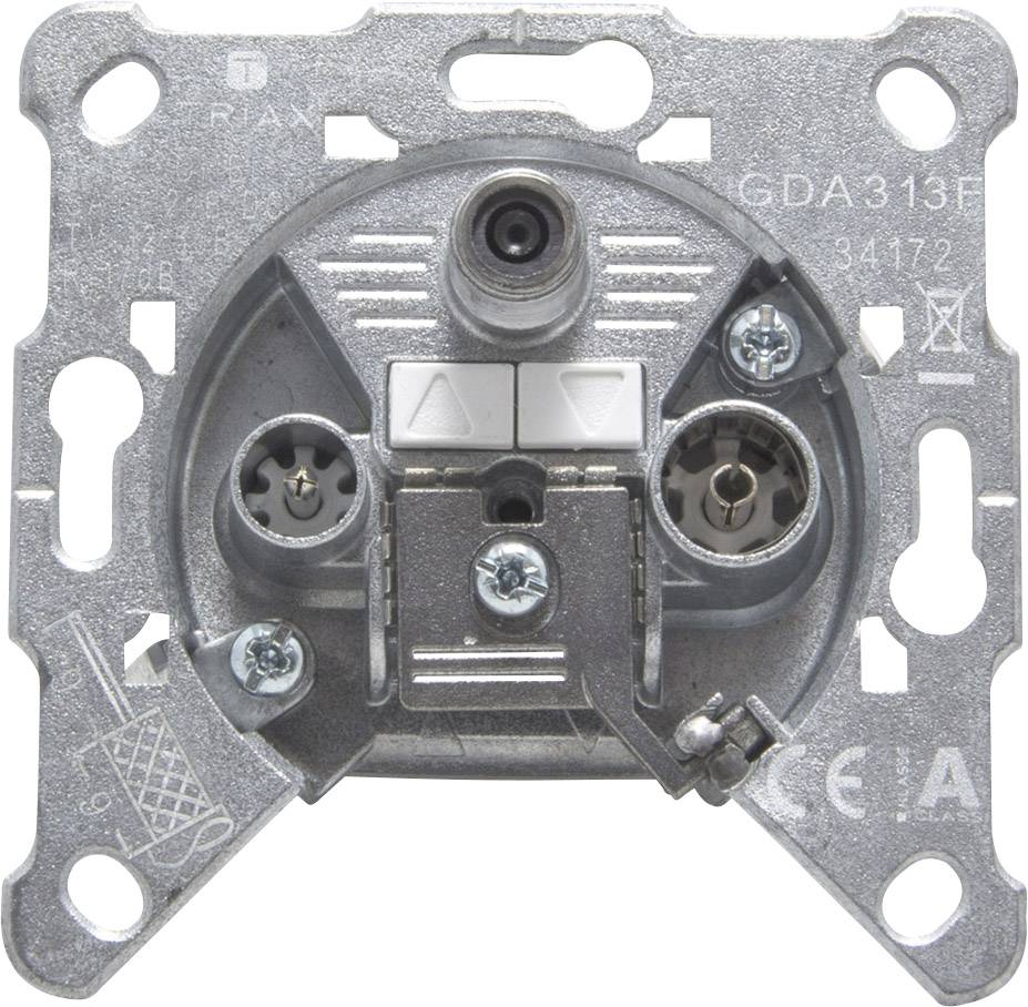 Triax GDA 313 Antenna socket SAT, TV, FM Flush mount Non-terminated