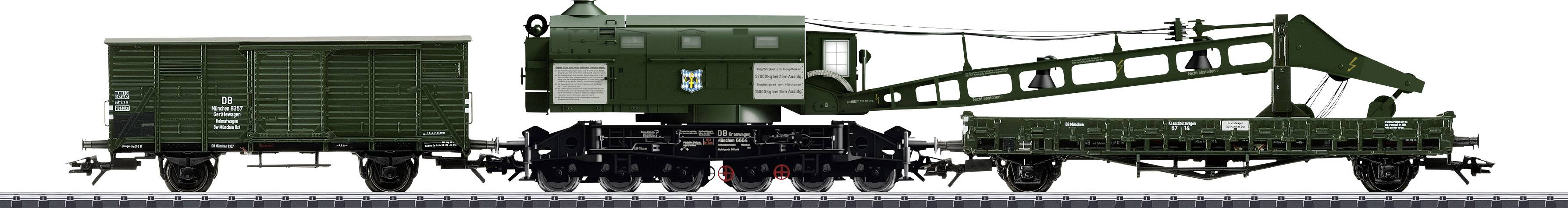 TRIX H0 T23057 H0 steam crane Ardelt 57 t of DB