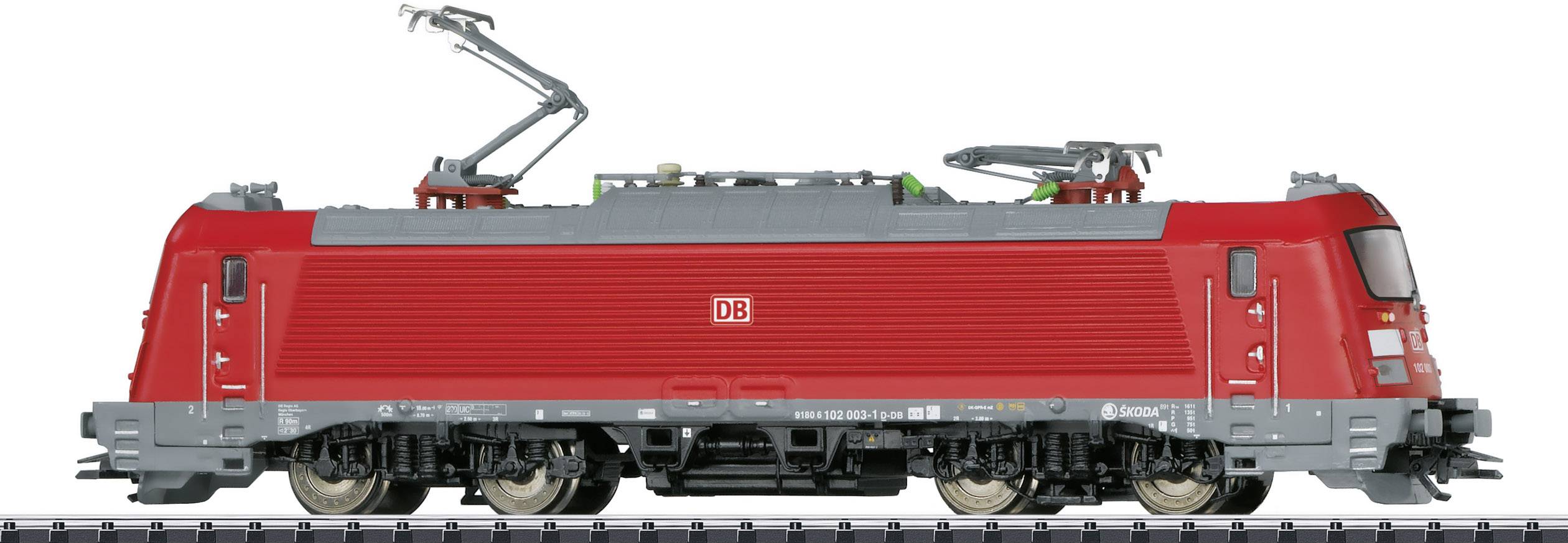 TRIX H0 T22195 H0 E-Loc BR 102 of the DB AG BR 102 of the DB AG