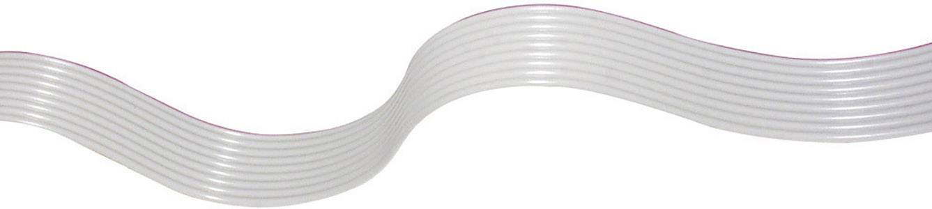 econ connect 28AWG44RM1 Ribbon cable Contact spacing: 1 mm 44 x 0.08 mm² Grey 30.50 m
