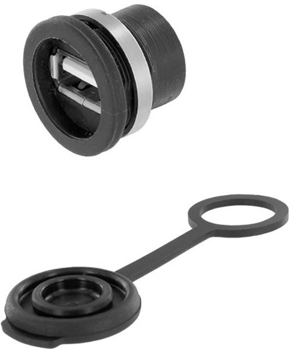 USB 2.0 type A RJ45 socket, mount 1310-1001-01 M16 1310-1001-01 encitech Content: 1 pc(s)