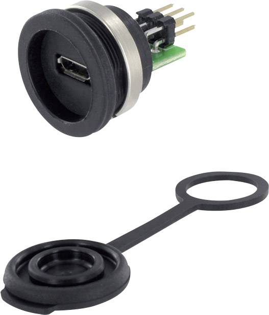 Micro USB 2.0 type B RJ45 socket, mount 1310-1012-01 M16 1310-1012-01 encitech Content: 1 pc(s)