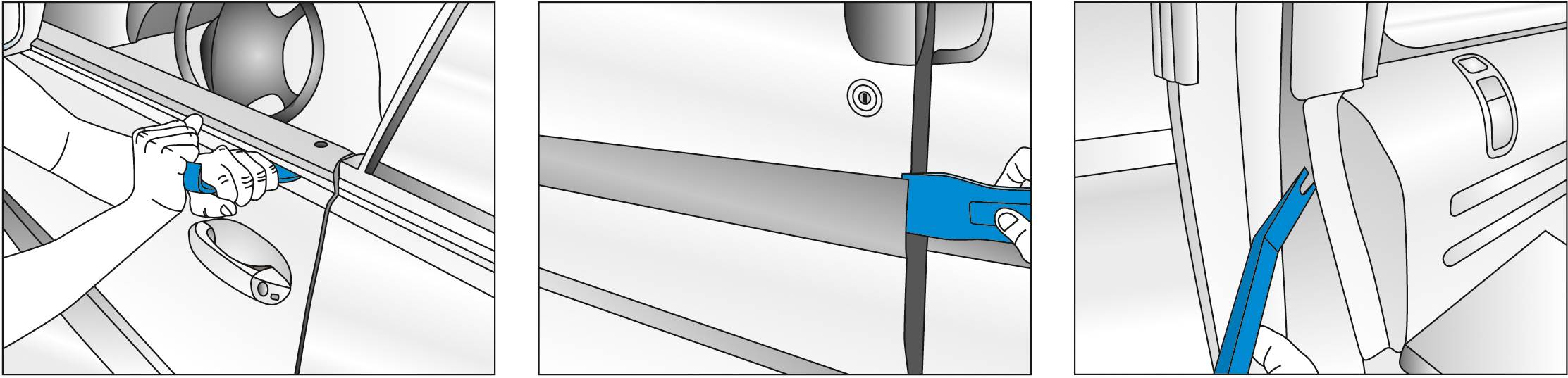 Matador Schraubwerkzeuge 08439050 Mounting wedges, set