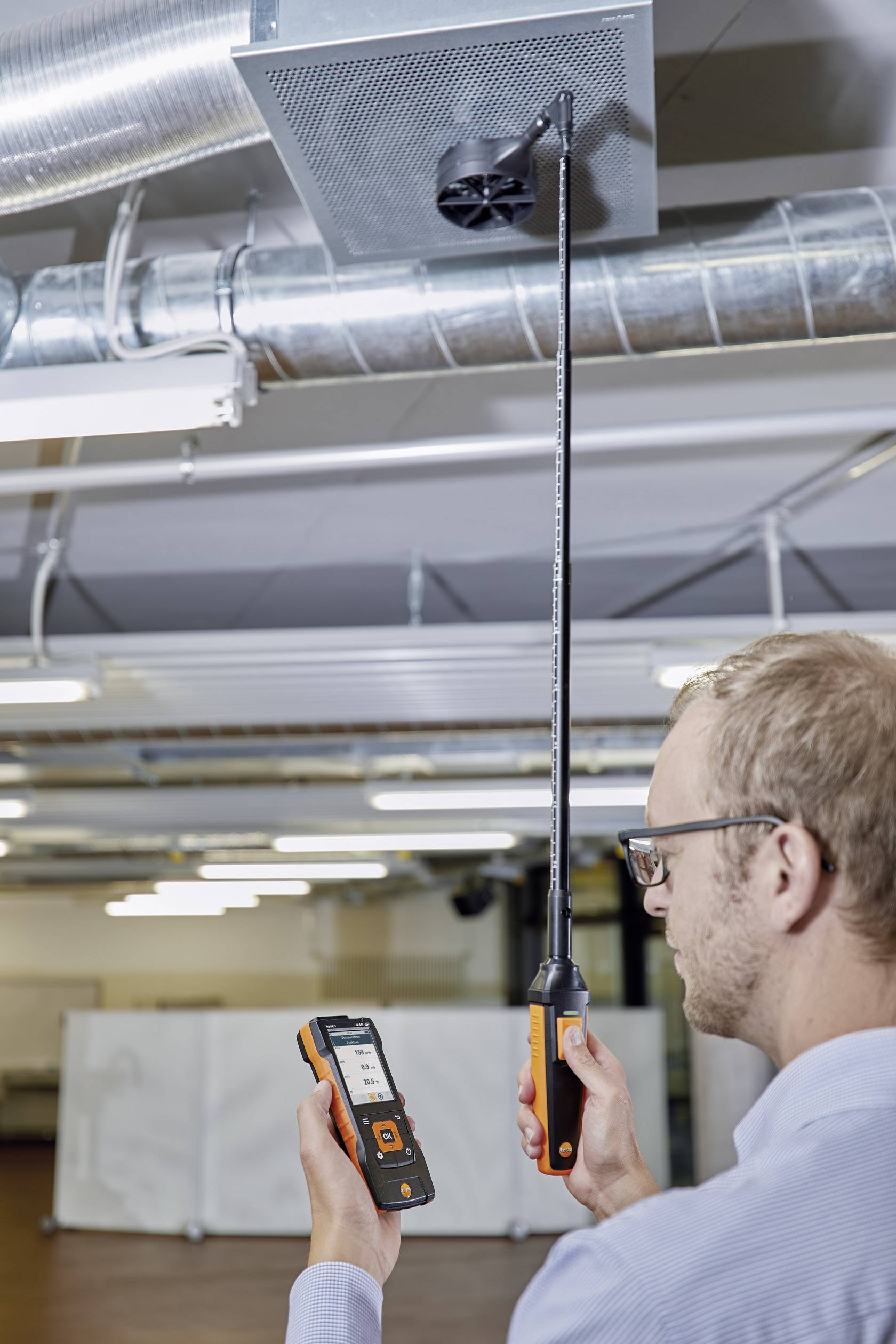 testo 440 Set1 delta P Anemometer