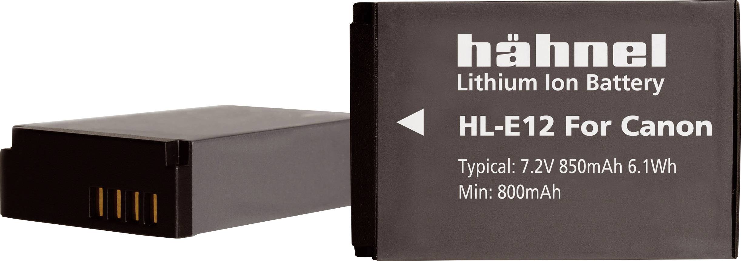 Hähnel Fototechnik HL-E12 Camera battery replaces original battery (camera) LP-E12 7.2 V 850 mAh